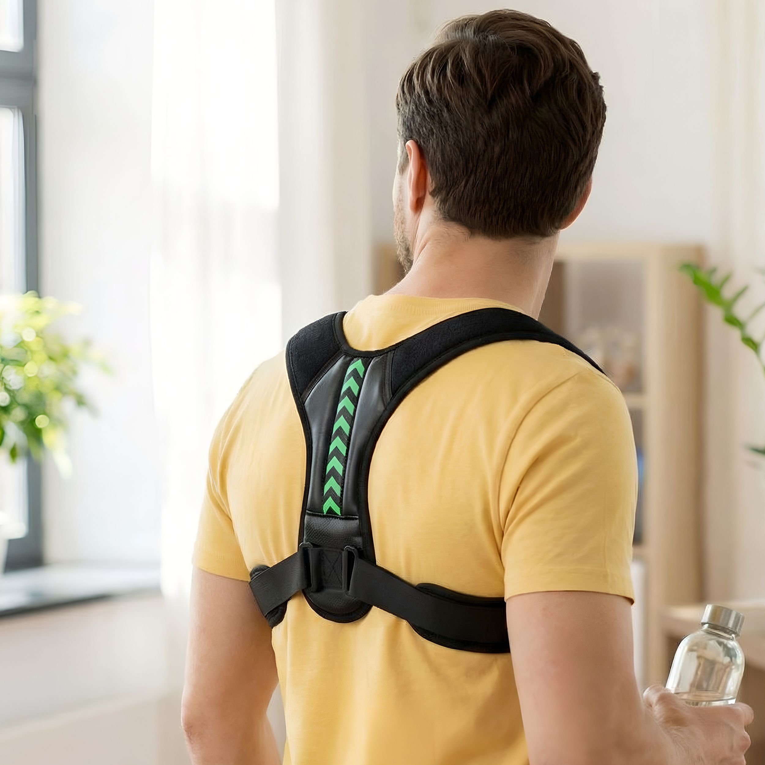 BODYLIFE Correcteur de Posture Ergonomique Dos & Lombaires – Maintien Dorsal Renforcé, Réglable e