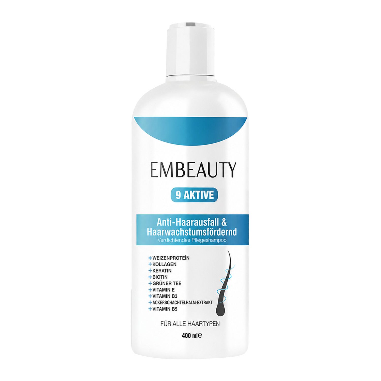 EMBEAUTY Shampooing capillaire au collagène et à la kératine