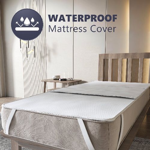 The White Stone Set van 3 Absorberende Bedpads 80x75 cm Waterdicht en Herbruikbaar