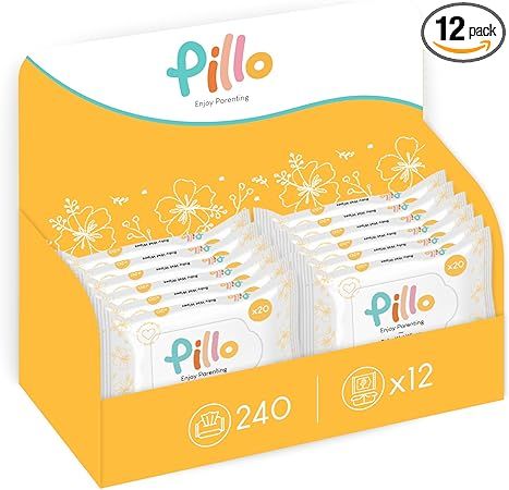 Pillo Baby Lingettes de poche