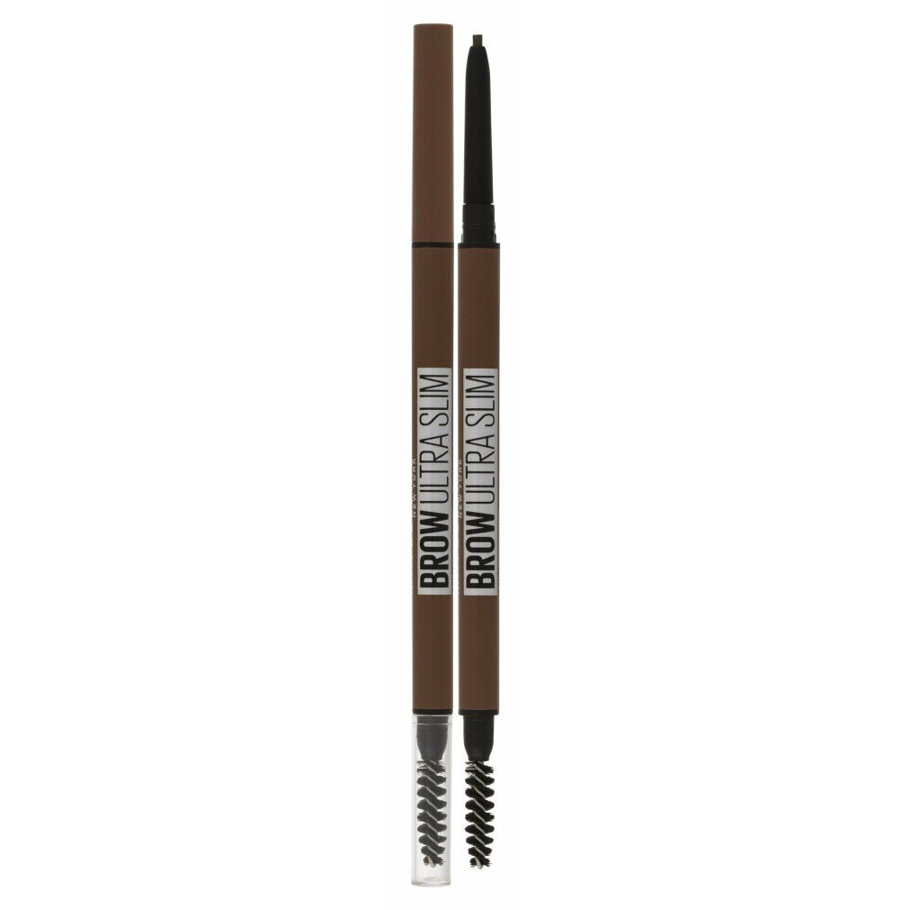 Crayon à sourcils marron avec applicateur.