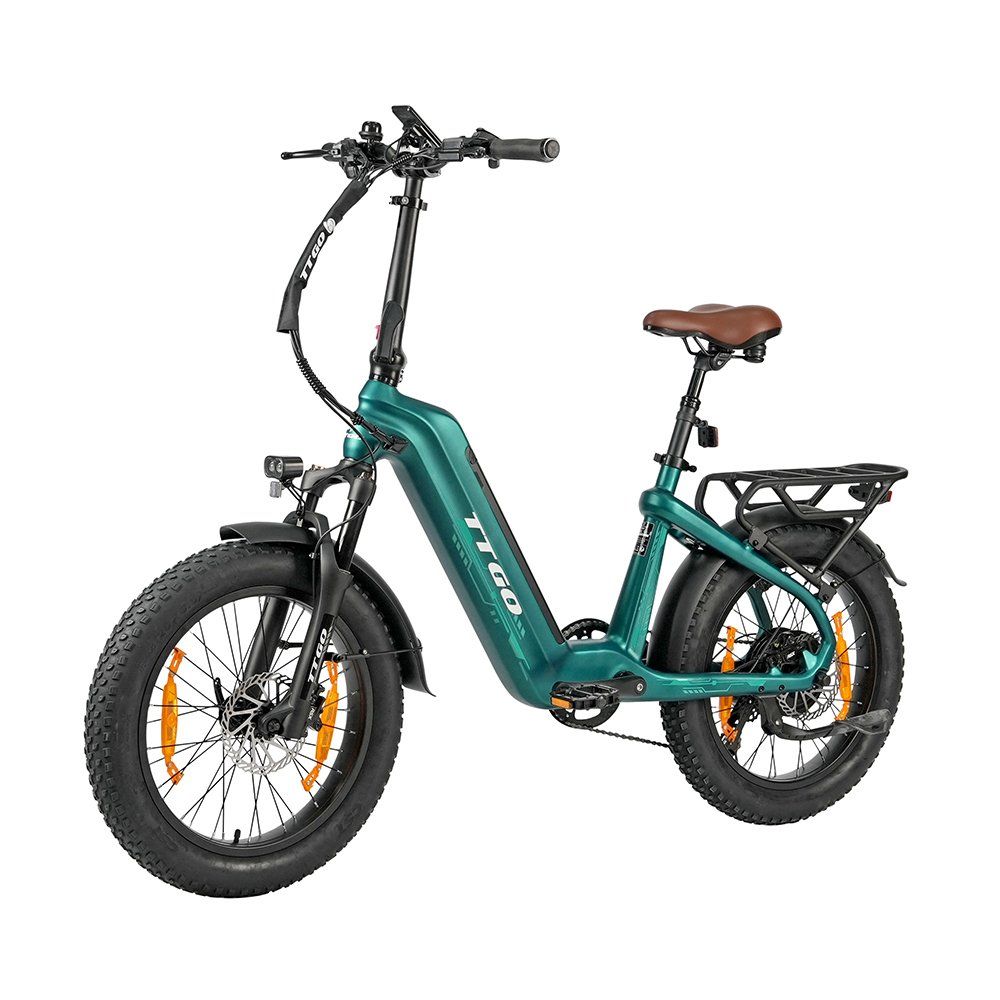 TTGO F8 Vélo électrique en fibre de carbone, batterie intégrée 48 V 18 Ah