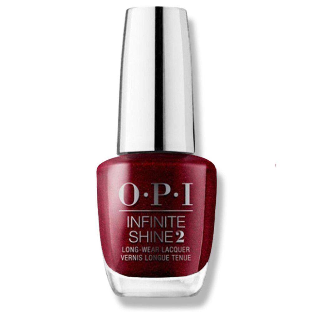 Flacon de vernis à ongles OPI Infinite Shine 2. Rouge.