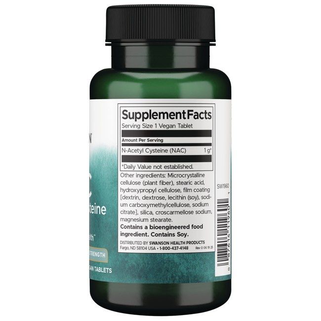 Swanson N-Acétylcystéine 1000 mg