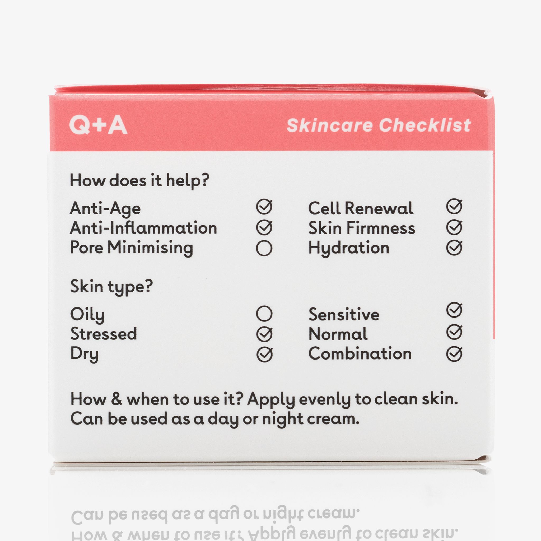 Q+A Skin Collagen Face Cream