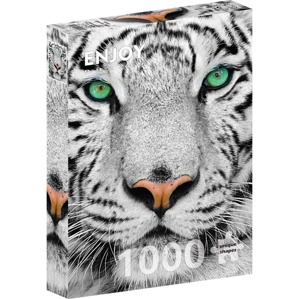 enjoy Witte Siberische Tijger Puzzel 1000 delen