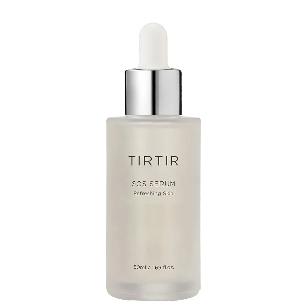 TIRTIR SOS Serum dans une bouteille en verre dépoli avec compte-gouttes. 50ml / 1.69 fl.oz.