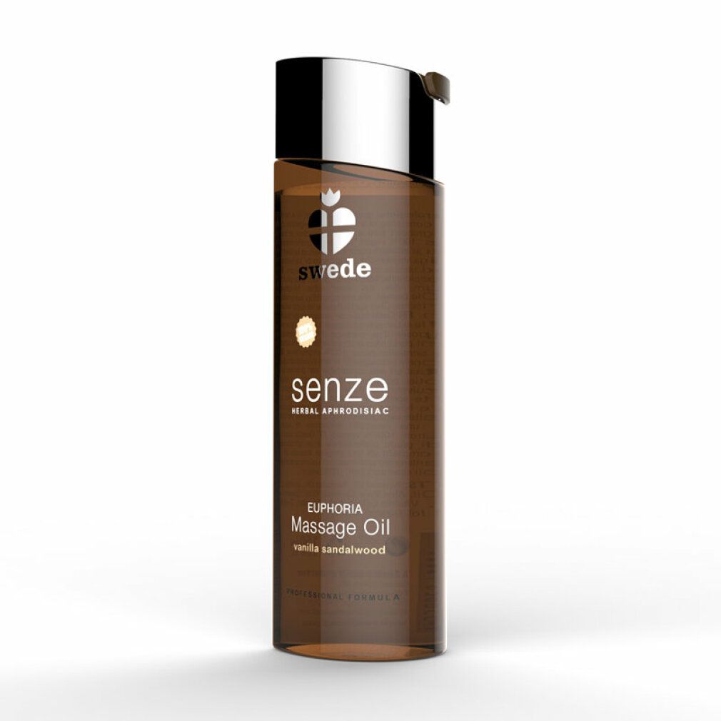 Huile de massage Swede Senze Euphoria, Vanille Santal, flacon 100ml.