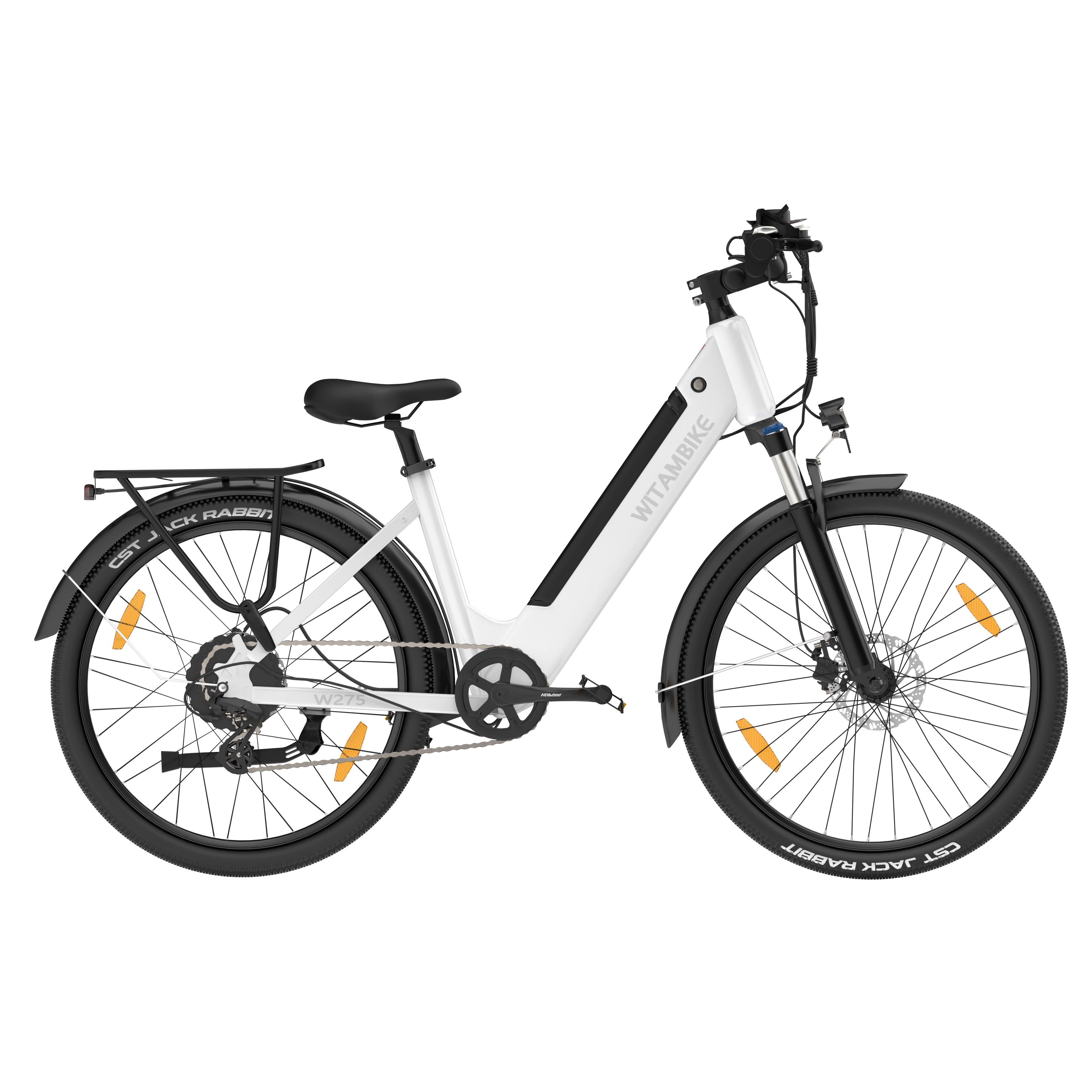 WITAMBIKE W275 Vélo électrique urbain, 36 V 13 Ah, pneus 27,5" x 2,10