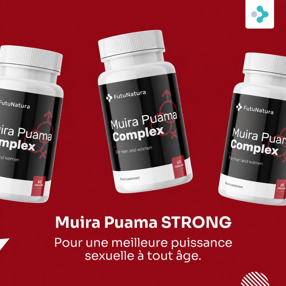 Bouteille FutuNatura Muira Puama Complex et couple. 60 gélules.
