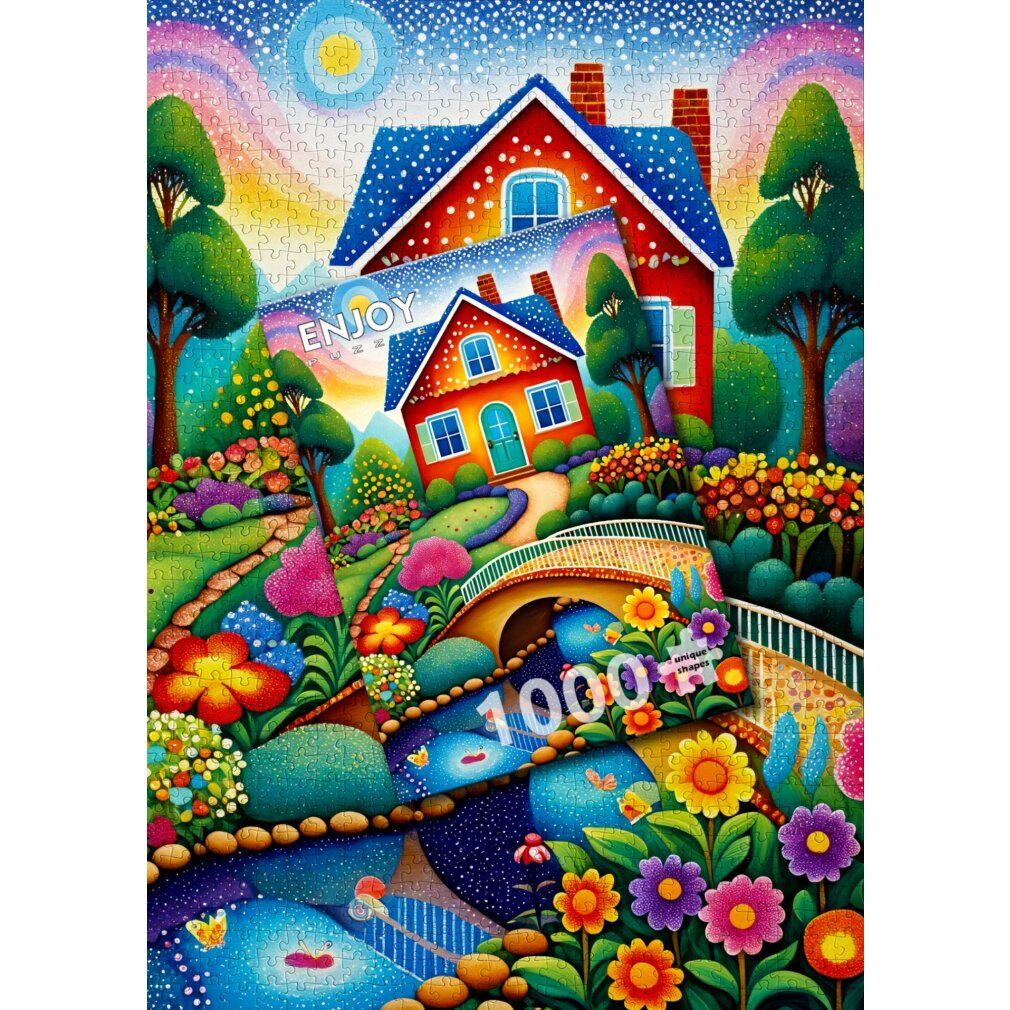 enjoy Puzzel Bunter boom 1000 stuks