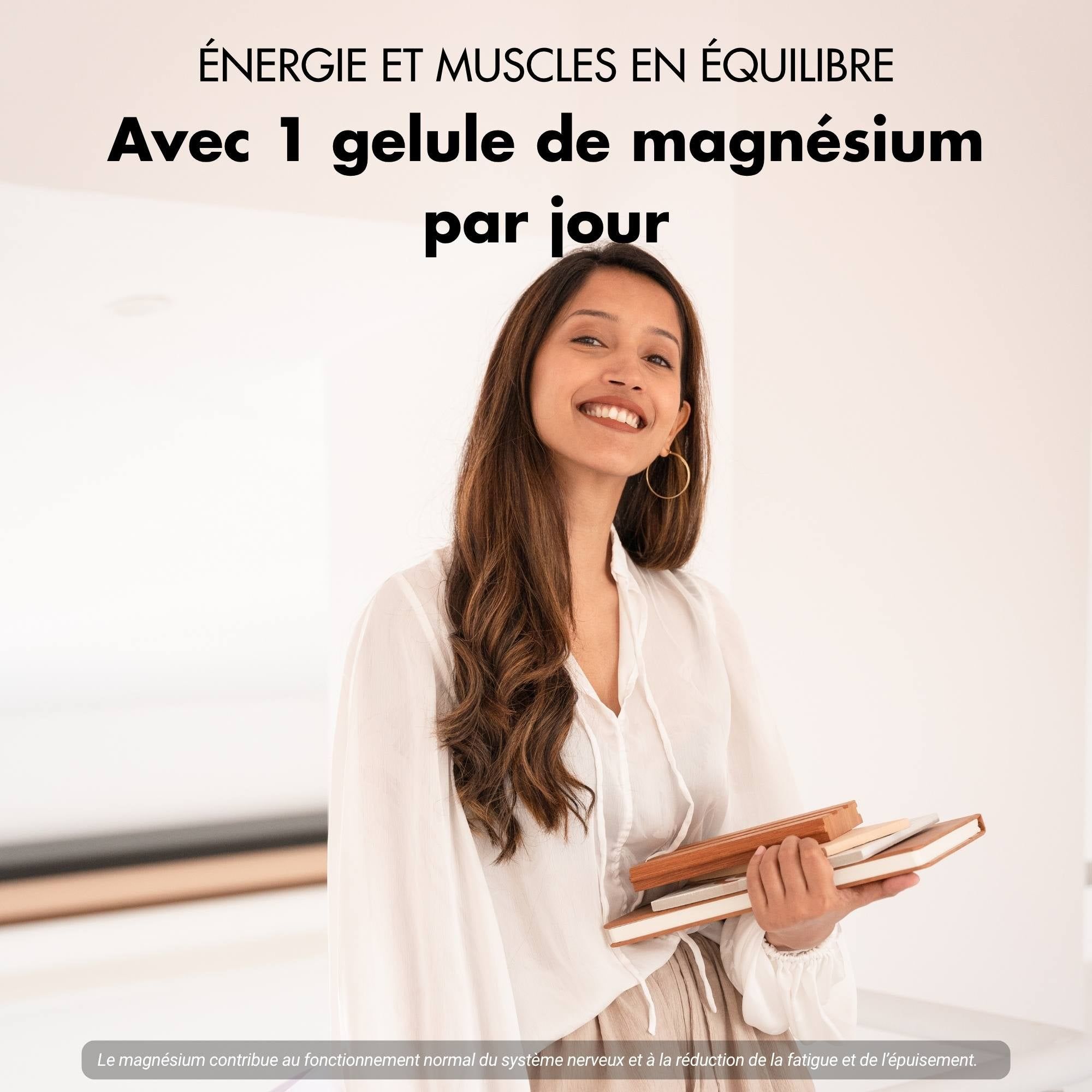 Bouteille de 240 gélules XTRA FUEL Magnesium Komplex, formule 5-en-1.
