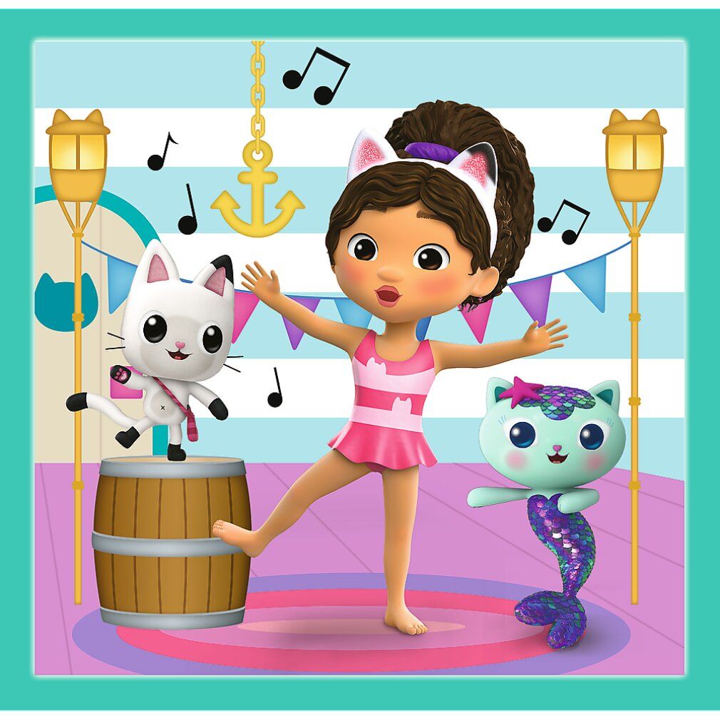 trefl Puzzel Gaby's Magic House: Gaby's Activiteiten 3in1 (20,36,50 delen)