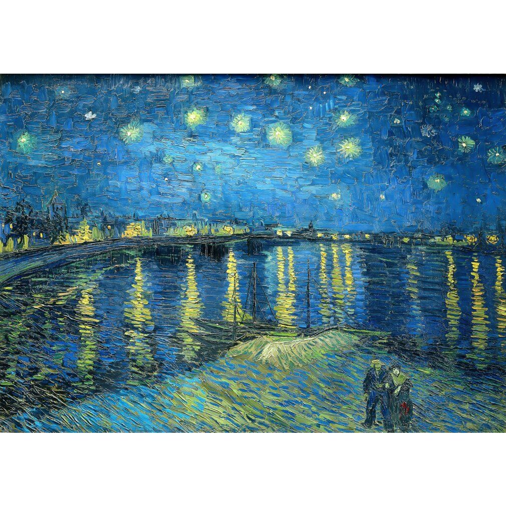 enjoy Puzzel Vincent Van Gogh: Sterrennacht boven de Rhône 1000 stuks