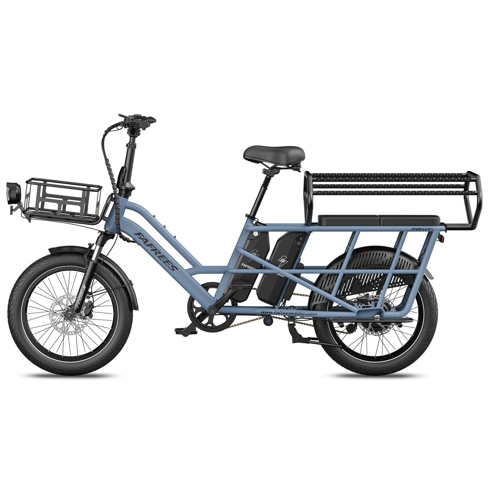 FAFREES FF20 CUV Vélo électrique modulable à longue queue – Double batterie 30 Ah