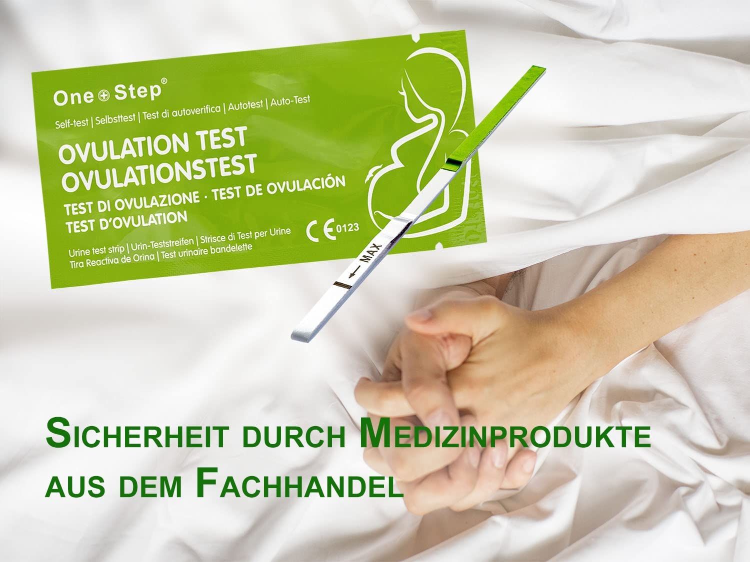 Test d'ovulation One+Step GreenLine avec sensibilité optimale de 20 miu/ml