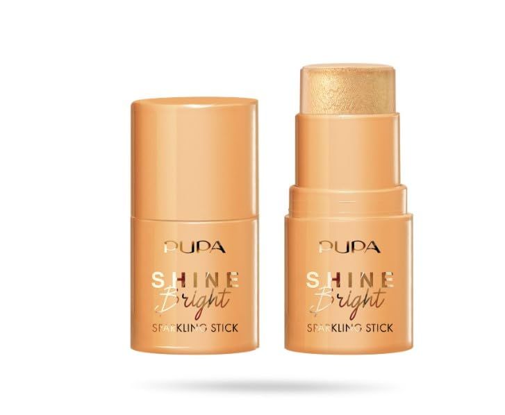Pupa Shine Bright Sparkling Stick, couleur or.