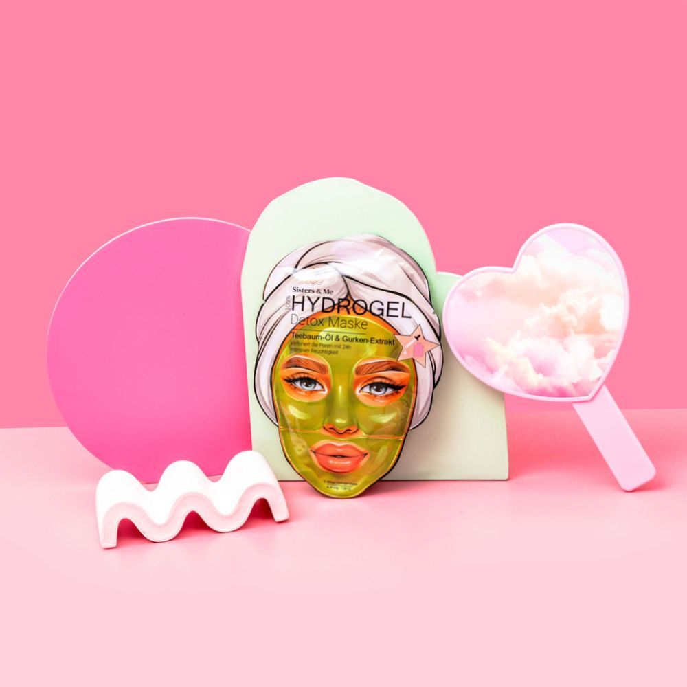 Hydrogel Detoxmasker met Tea Tree Olie & Komkommerextract