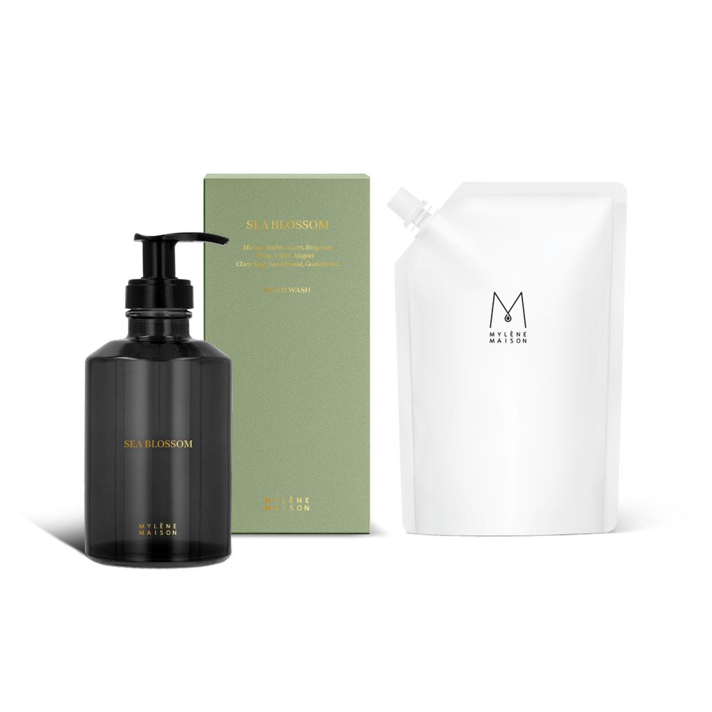 Mylène Sea Blossom Hand Wash Set | Handzeep met navulling