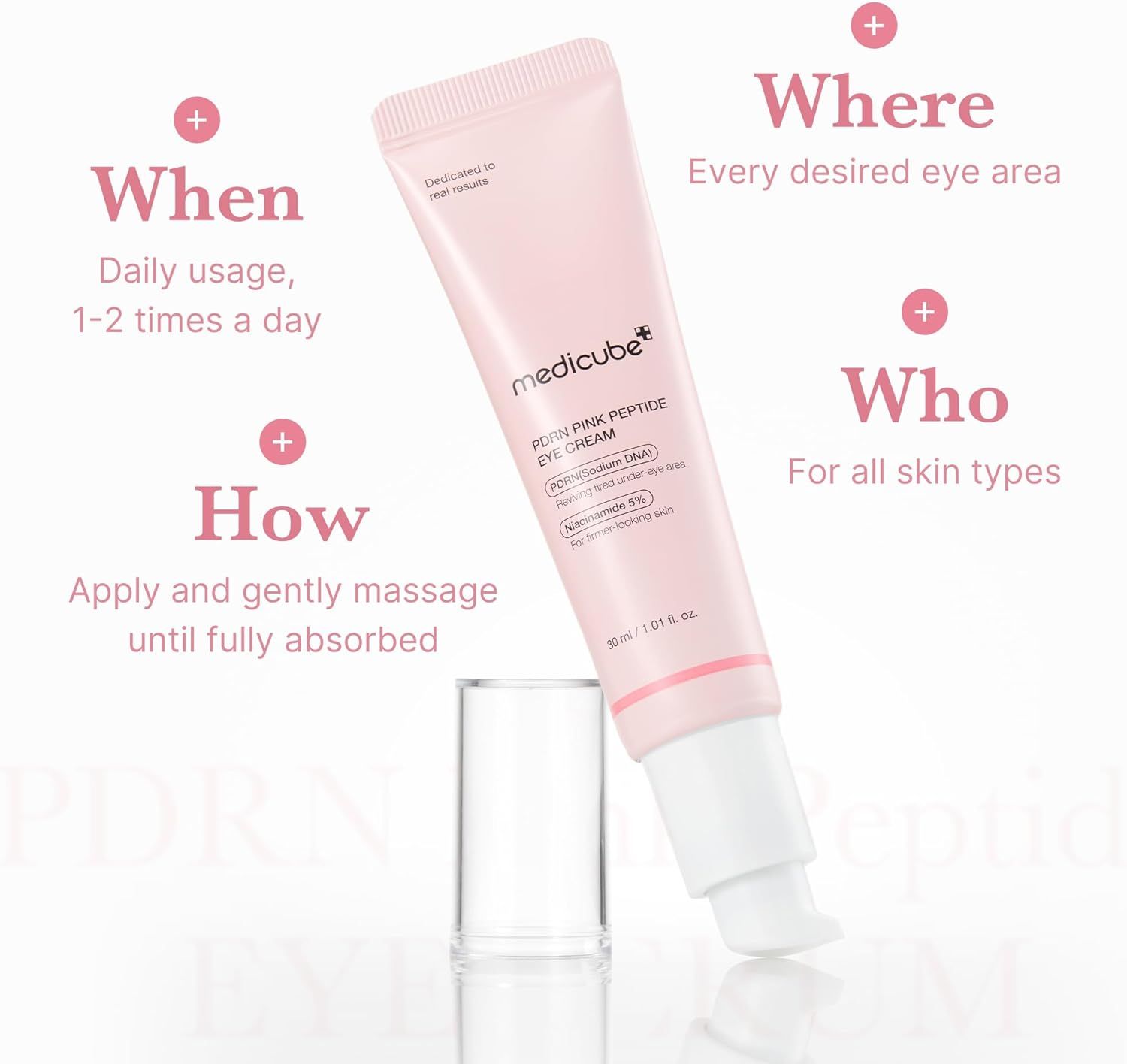 Medicube PDRN Pink Peptide Eye Cream