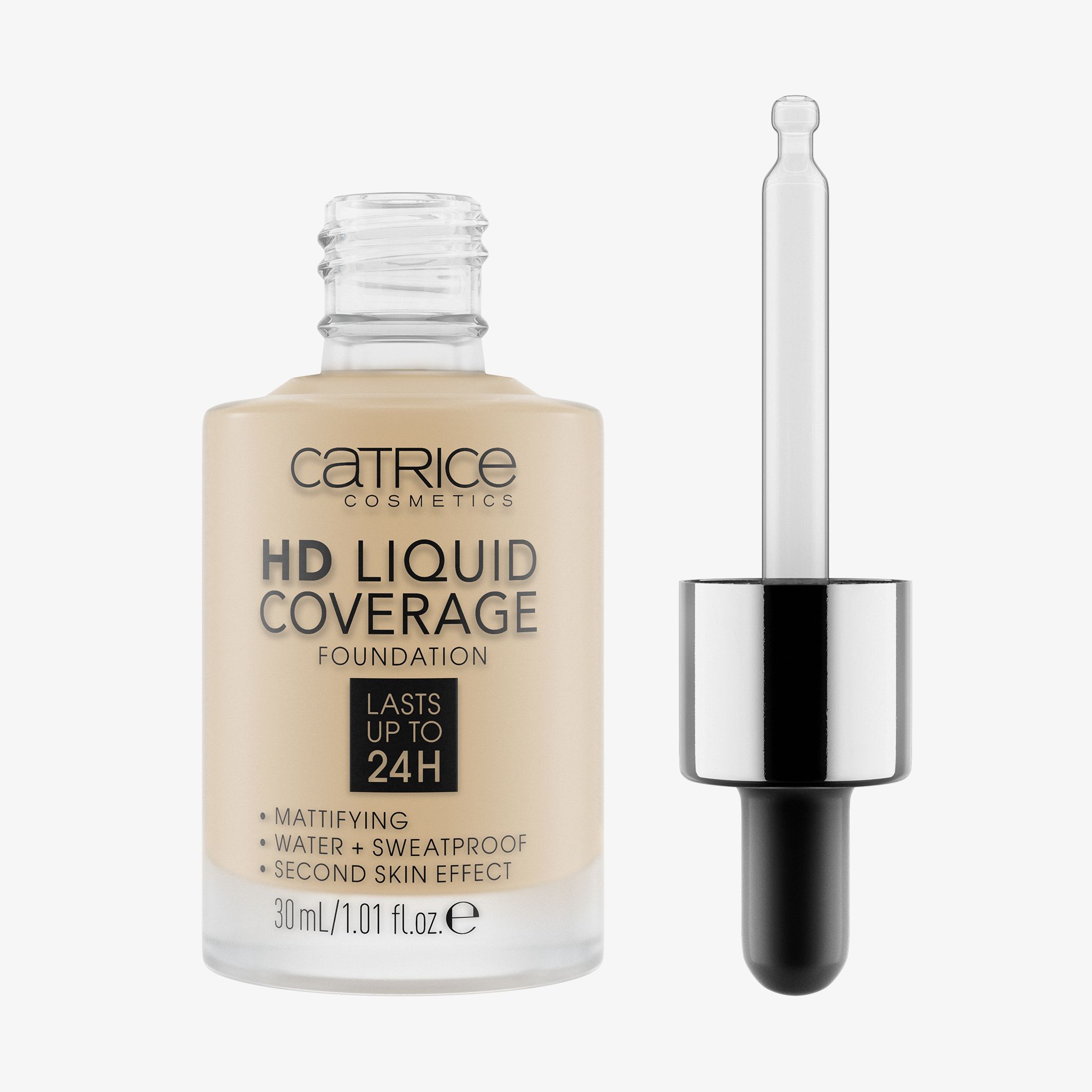 Fond de teint liquide Catrice HD 010 Beige clair, 1 paquet