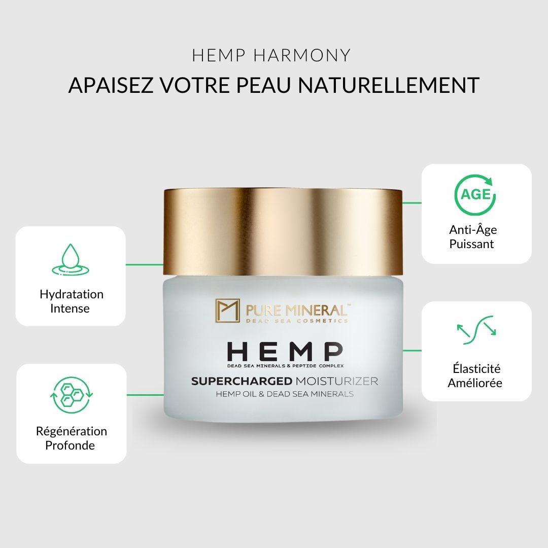 Pure Mineral - Hydratant Chanvre Superchargé
