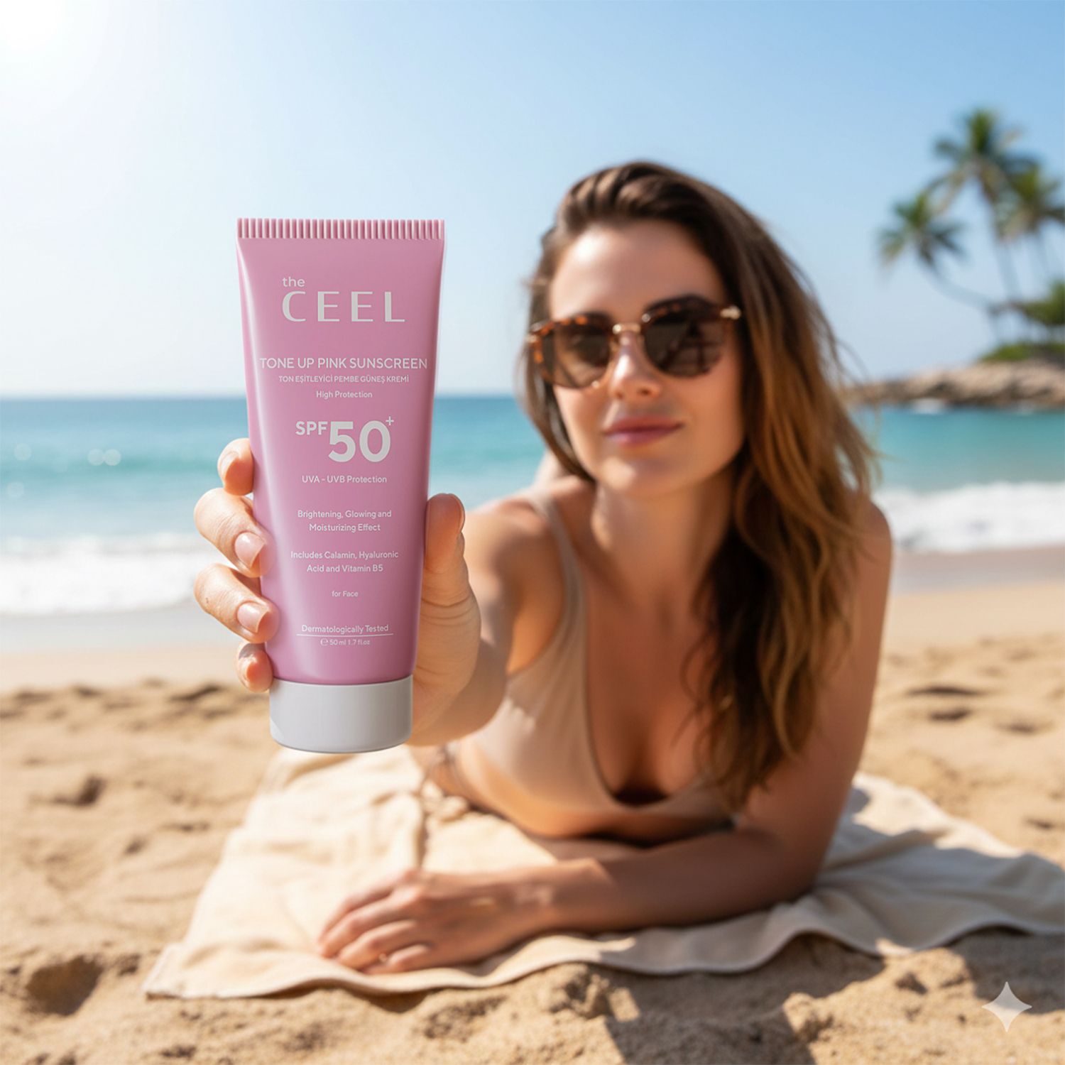 THE CEEL Corrigerende zonnecrème SPF 50+