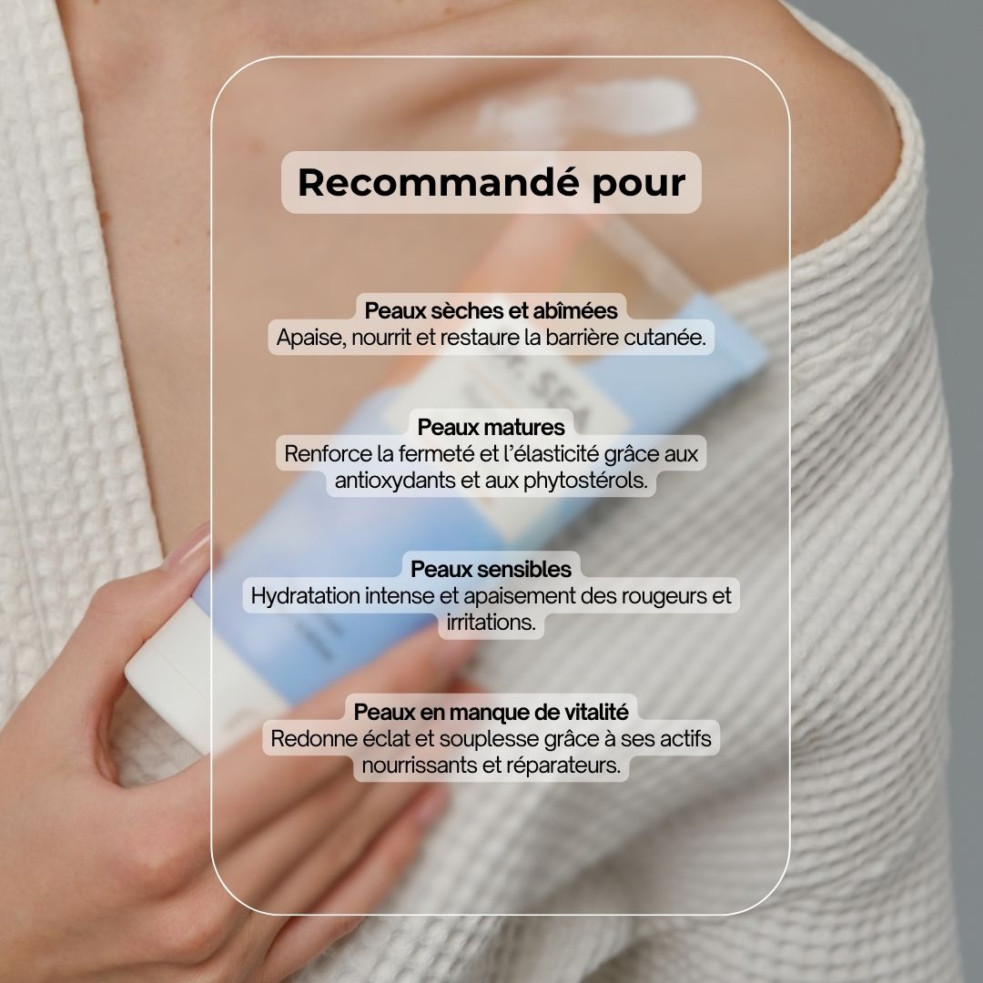 Recommandé pour: Peaux sèches, matures, sensibles. Tube "Dr. SEA".