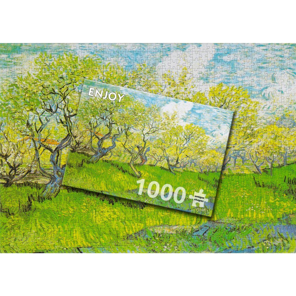 enjoy Puzzel Vincent Van Gogh: De bloeiende boomgaard 1000 stuks