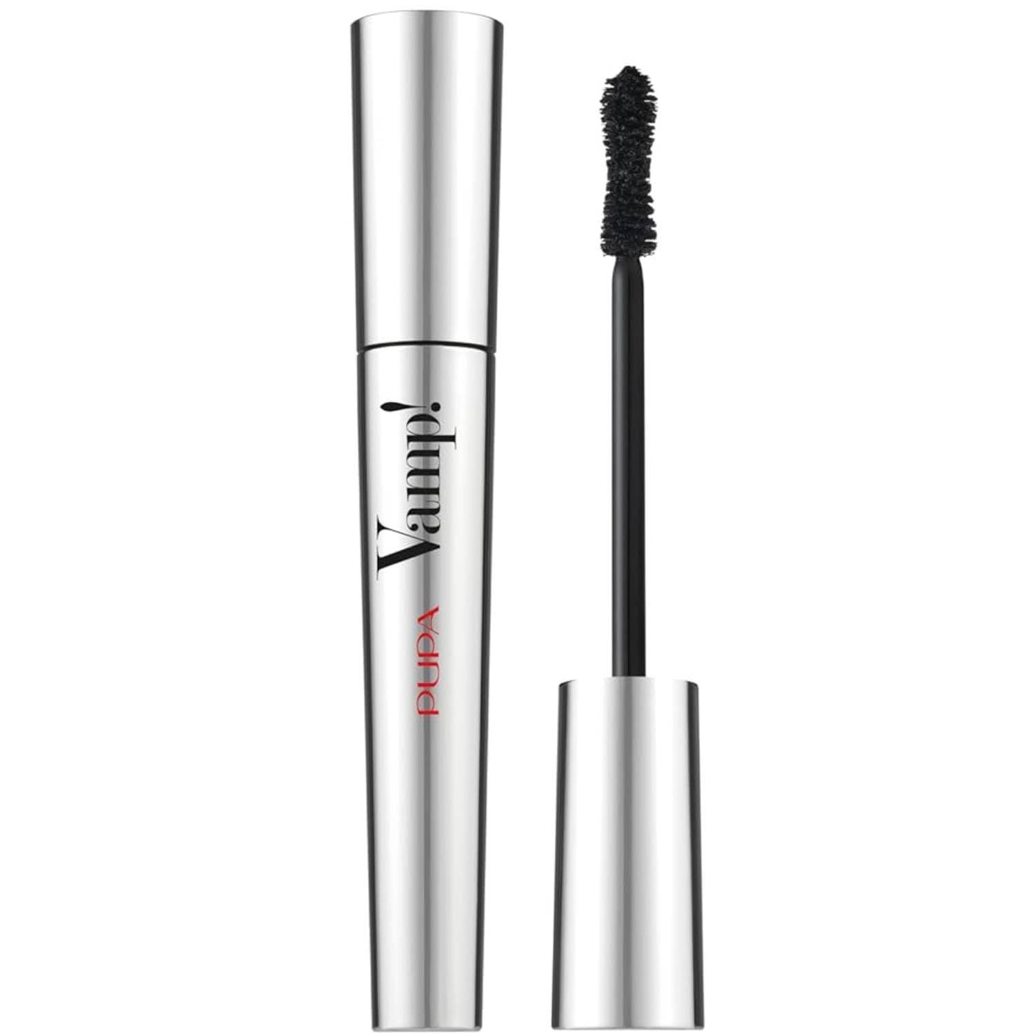 Mascara Pupa Vamp! dans son tube argenté avec brosse.