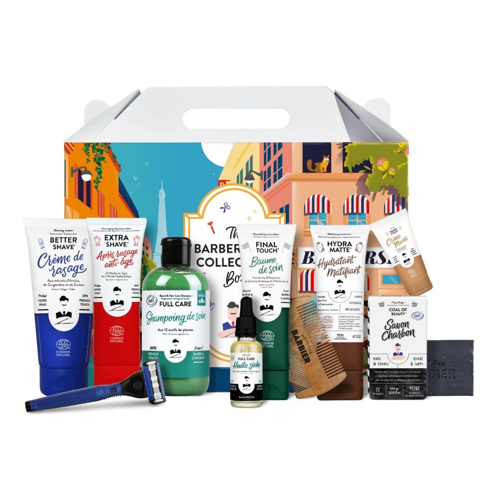 Monsieur BARBIER - Coffret de soin complet pour homme - THE BARBERSHOP COLLECTION BOX