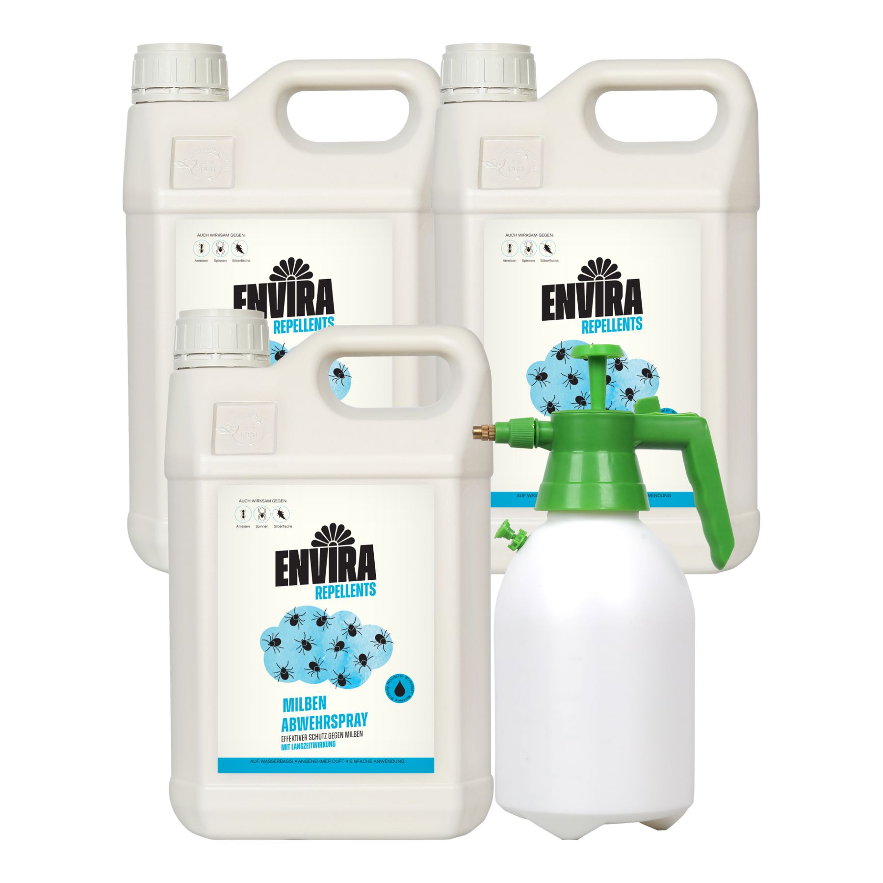 Envira Spray Anti-Acariens avec Pulvérisateur à Pression