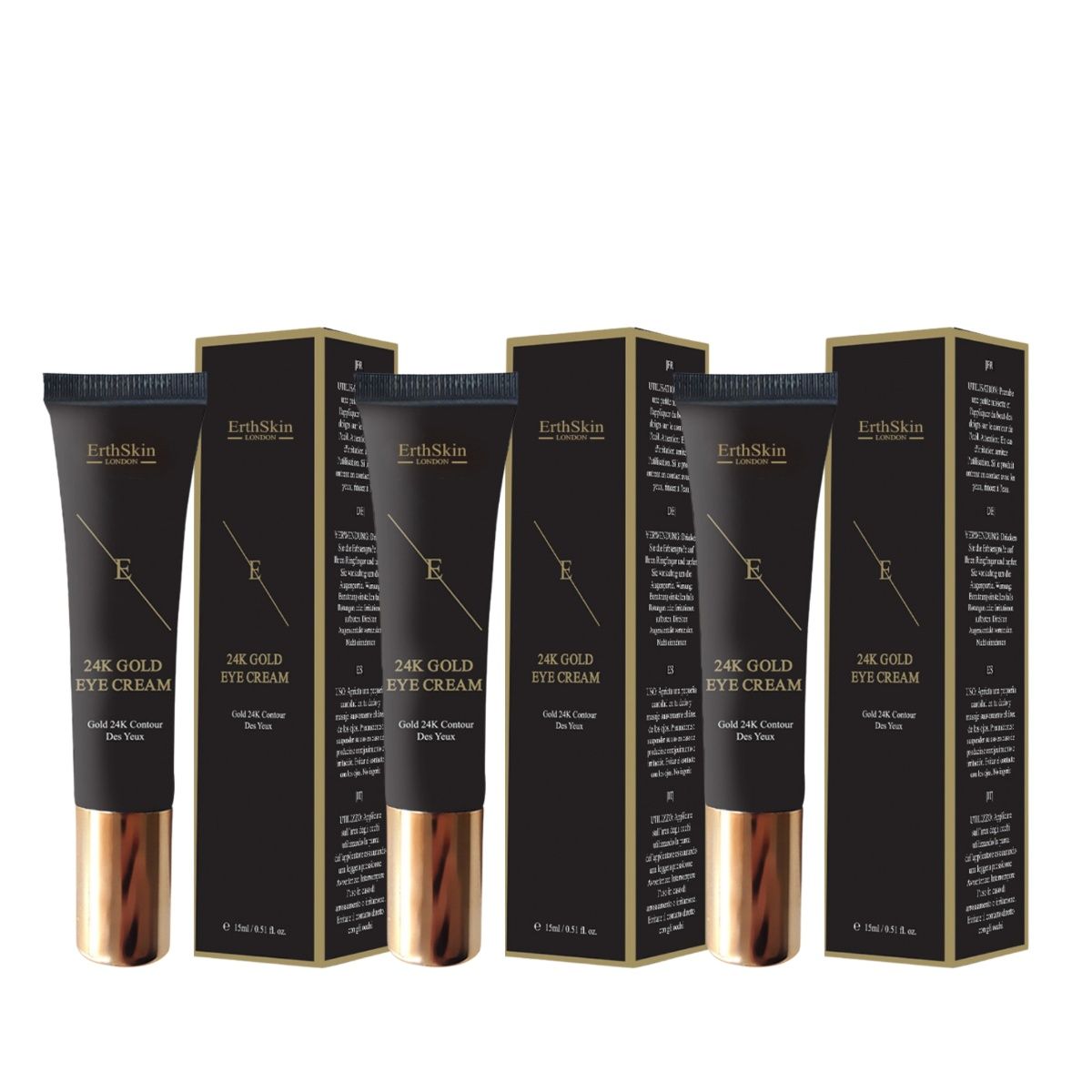 ErthSkin London ONDER OGENCRÈME 24K GOUD