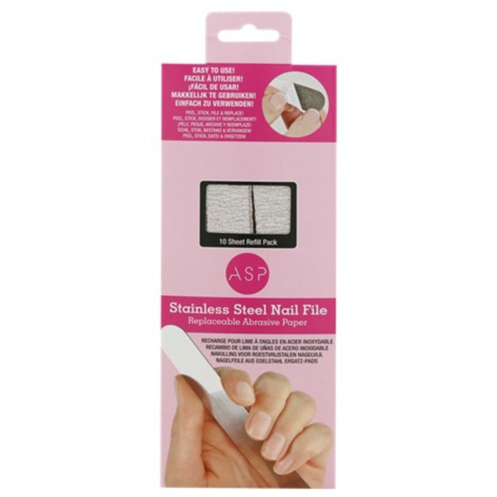 ASP - Recharges pour Limes à Ongles en Acier 240 Grains