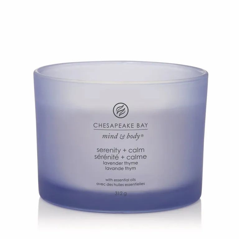 Chesapeake Bay Candle – Serenity & Calm – Bougie parfumée à 3 mèches