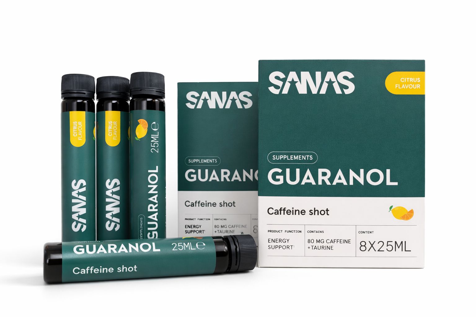 Sanas Guaranol (Caffeïne shot) Citrus