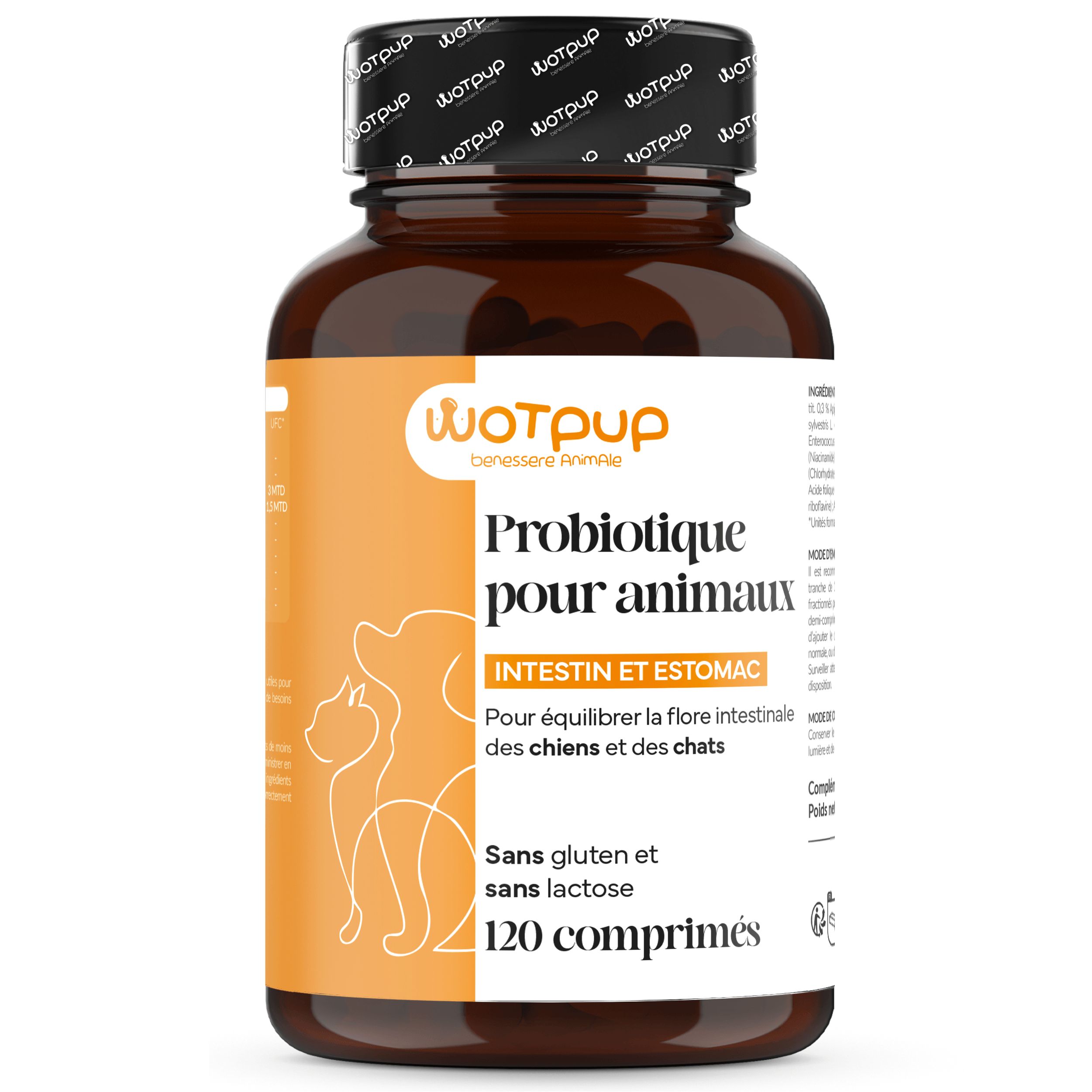 LA.GA© Probiotiques Chiens & Chats: Digestion, Allergies et Immunité. Qualité Italienne.