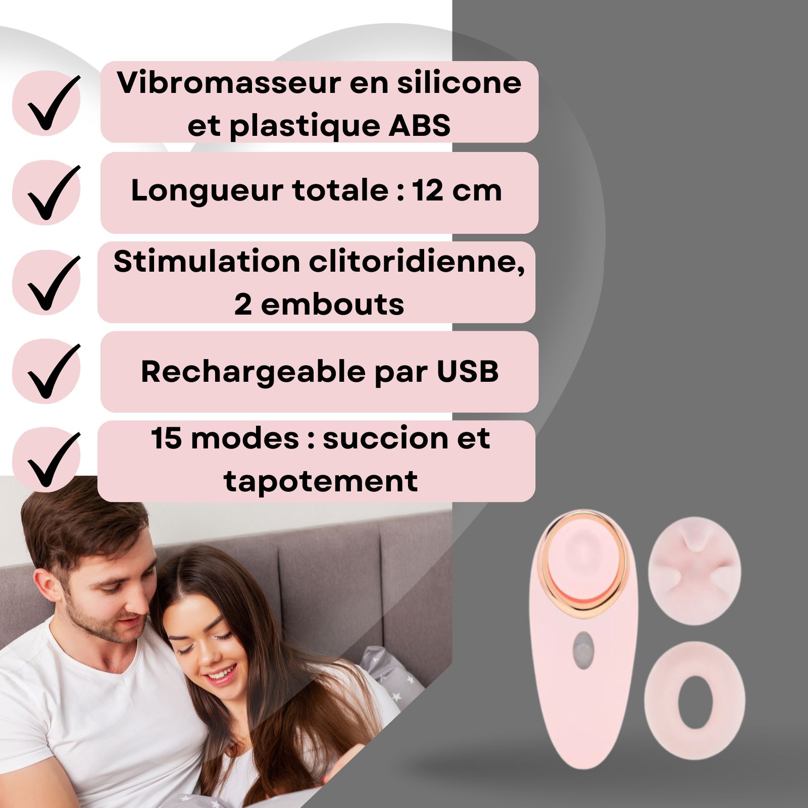Lovelyness - vibromasseur clitoridien - Two