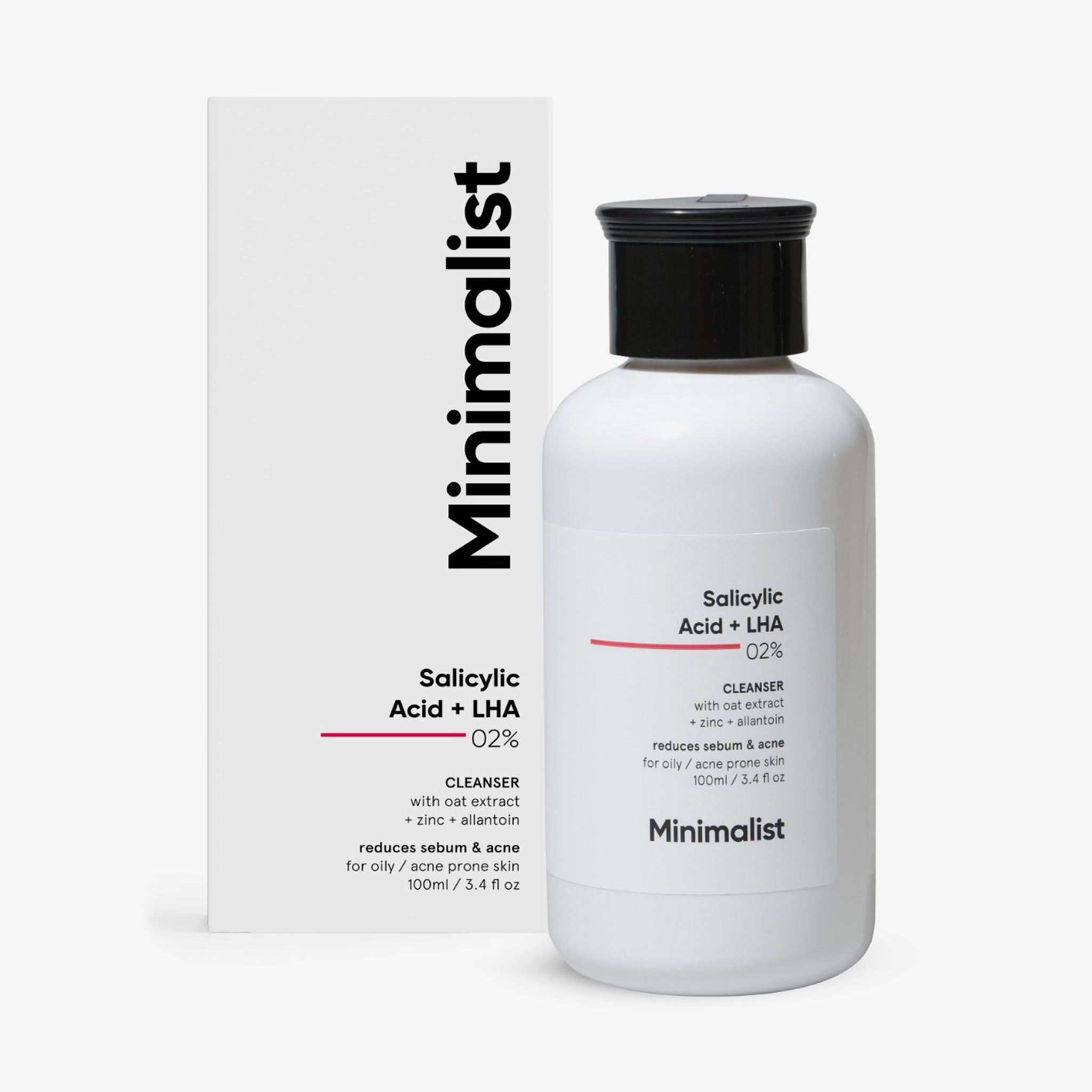 Minimalist Salicylic Acid + LHA 02% Cleanser