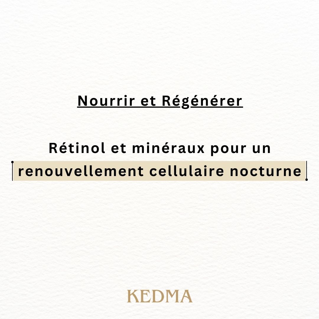 Kedma - Crème Nuit Intensive aux Minéraux de la Mer Morte et Rétinol
