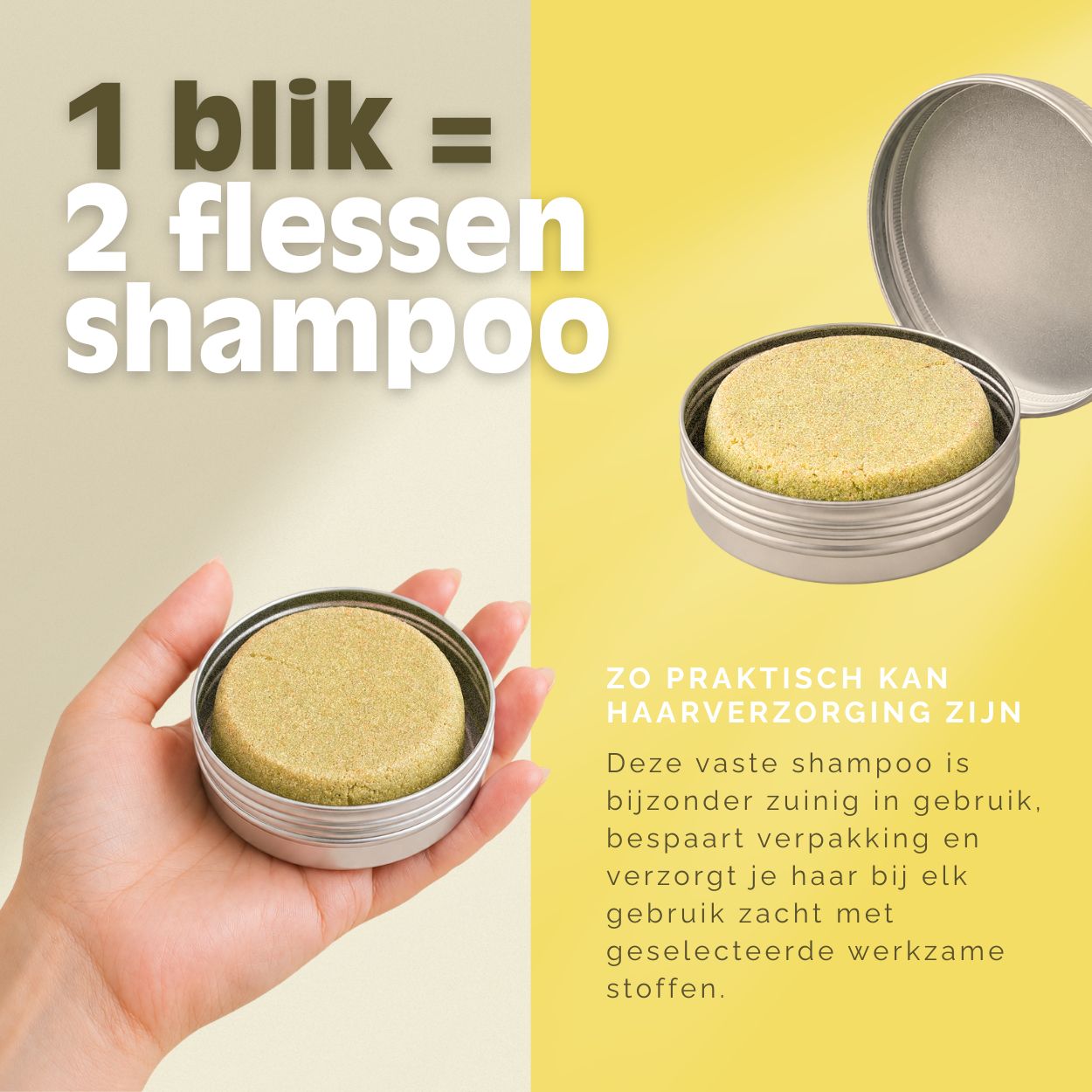 VitalizeNature Vital Balance Shampoo Bar – Olijfolie & plantenextracten voor normaal haar