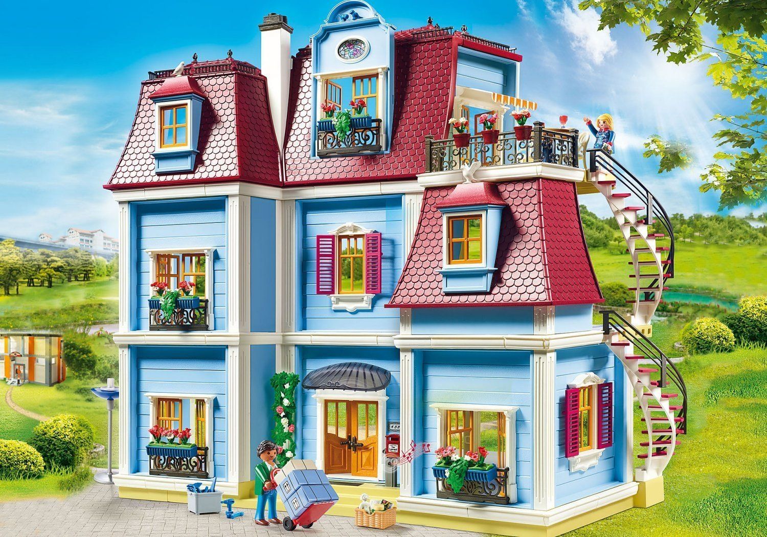 playmobil 70205 Dollhouse Ma grande maison de poupées, jeu de construction