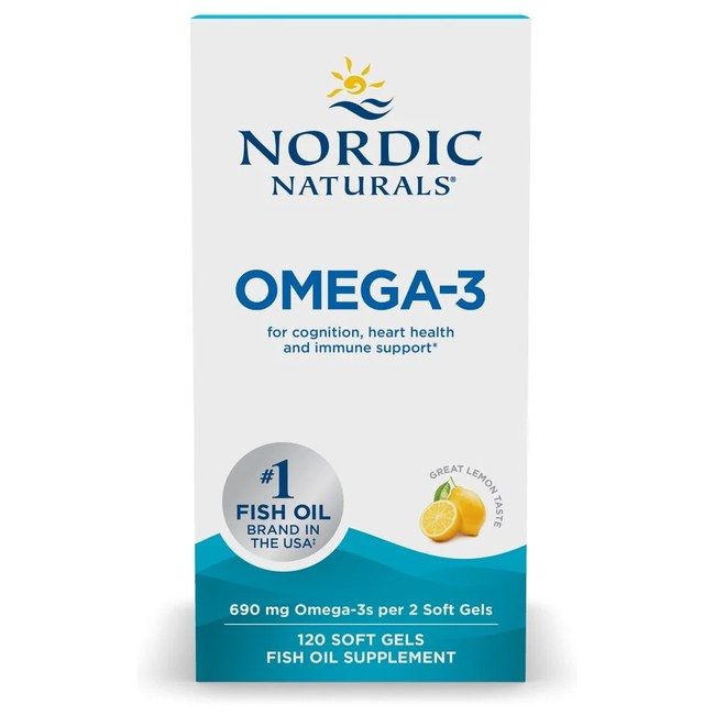 Nordic Naturals Oméga-3 690 mg - Délicieux goût citron