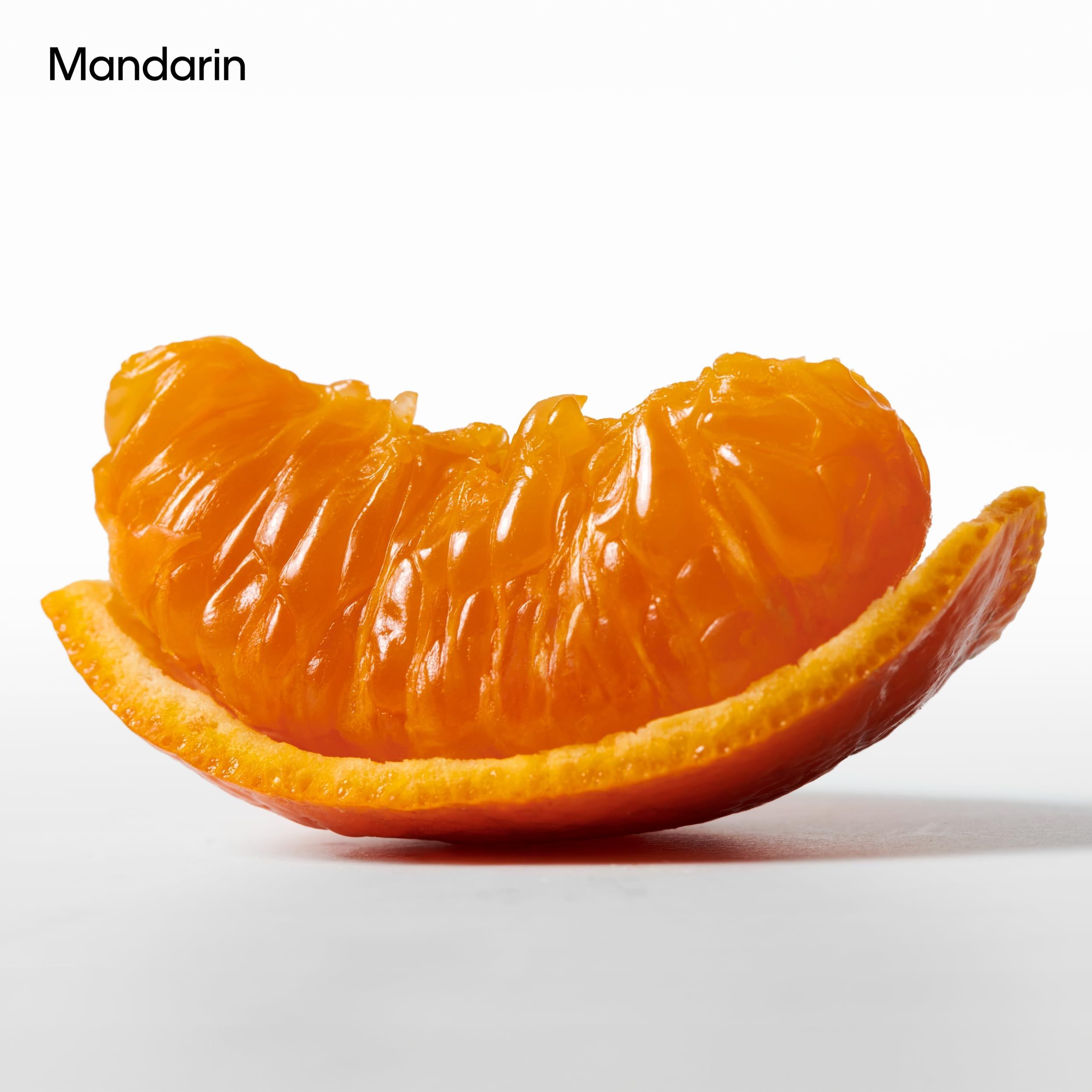 Un segment de mandarine avec sa peau, comme note parfumée pour Calvin Klein One.