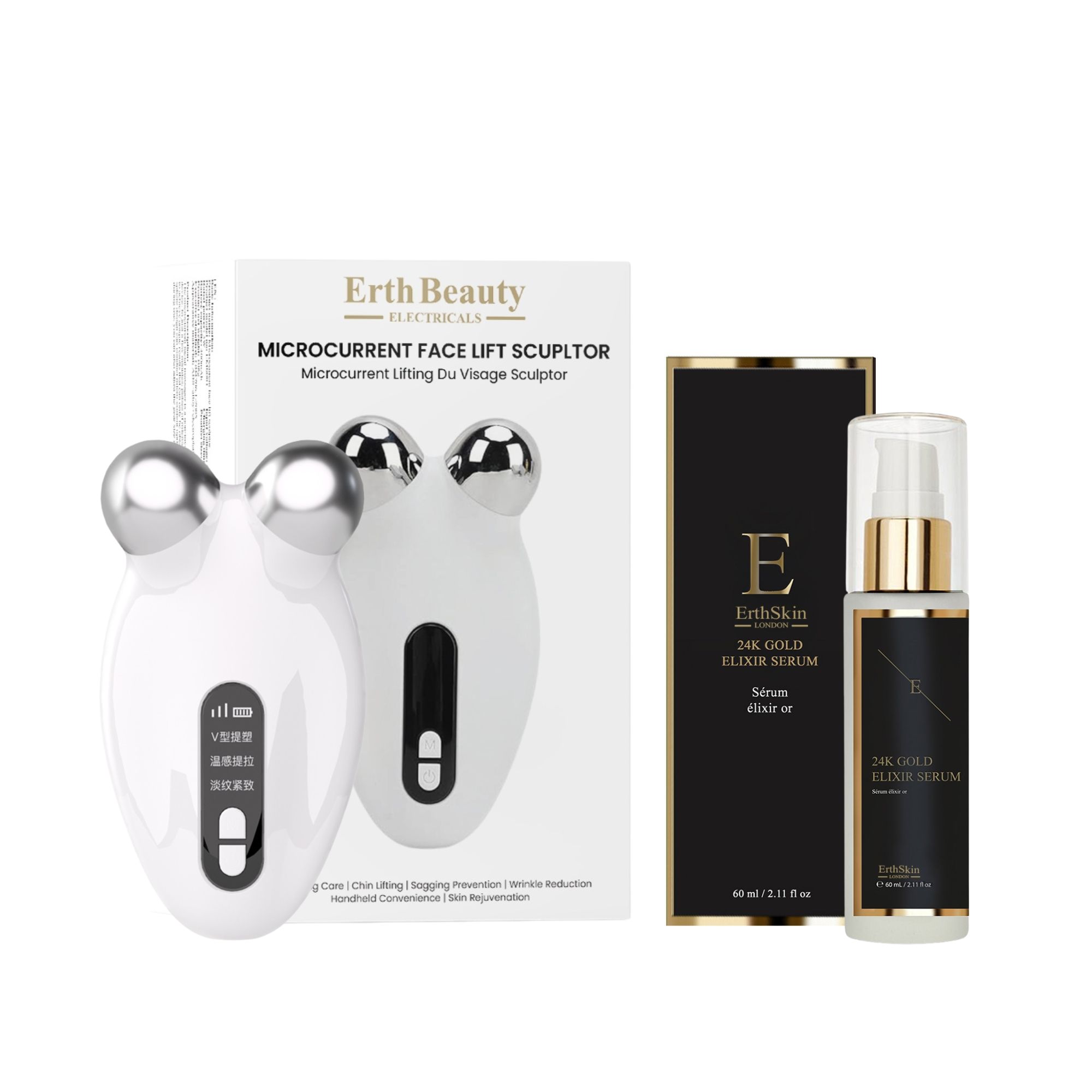 ErthSkin London Microstroom Sculptor Duo 24K Goud