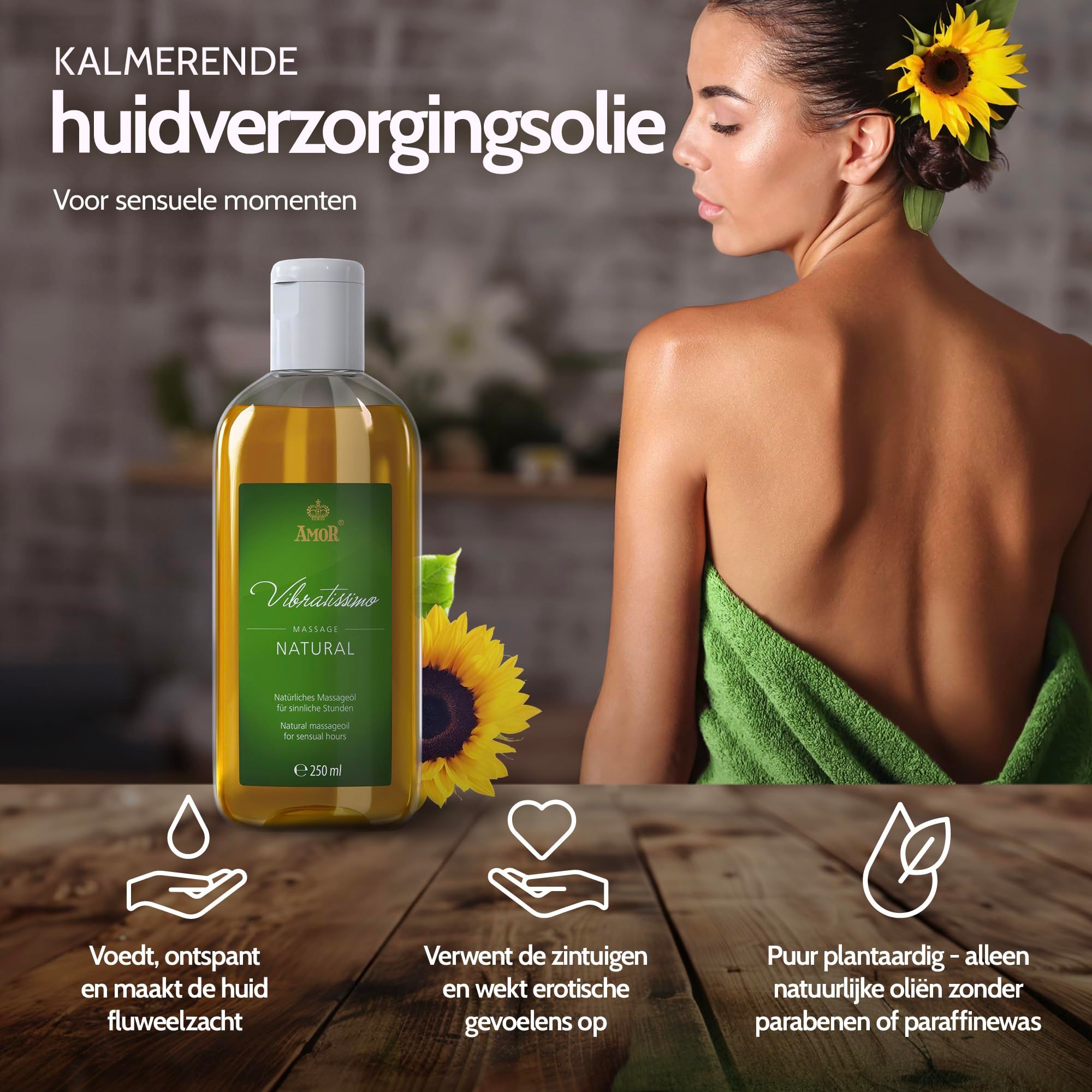 Vibratissimo Massageolie Natural