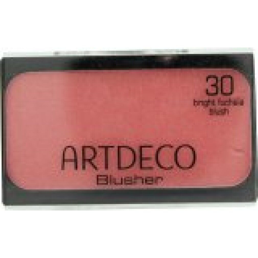 Artdeco Blusher en boîtier compact noir. Teinte 30, bright fuchsia blush.