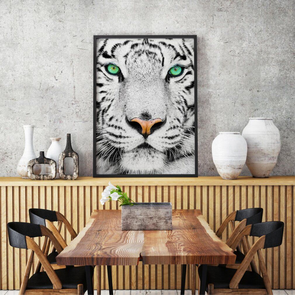 enjoy Witte Siberische Tijger Puzzel 1000 delen