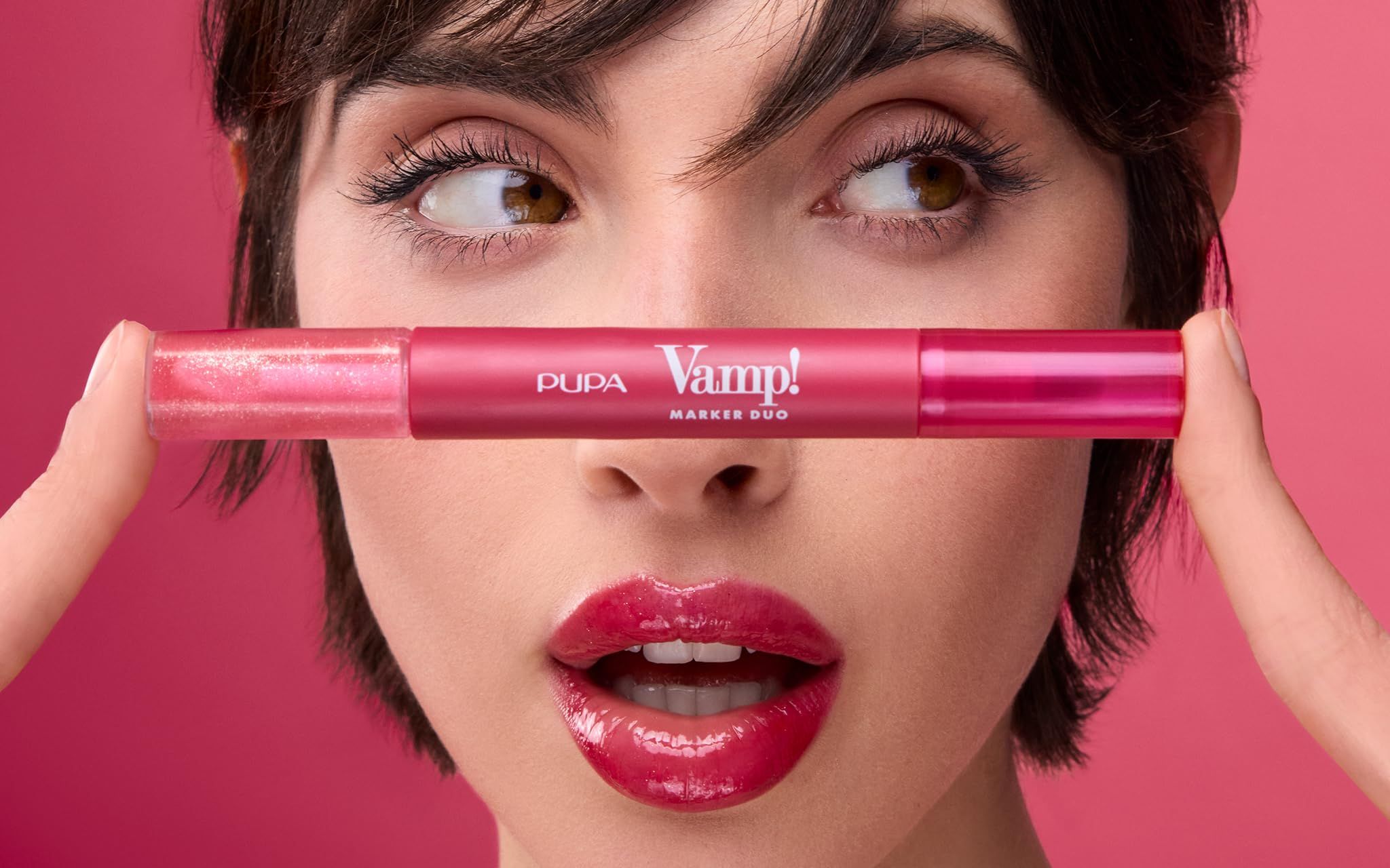Pupa Vamp! Marker Duo Rouge à Lèvres + Gloss 008 Orange Sorbet