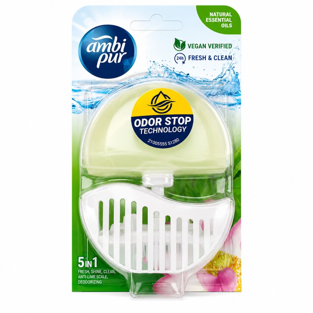 Ambi Pur - 5-in-1 WC-Blok Set - Bamboe & Lotus